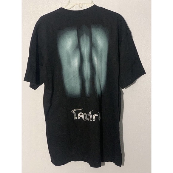 Vintage Tantric Rock Band 2001 Front Back Graphic Black Tee Shirt Size L - Picture 5 of 11